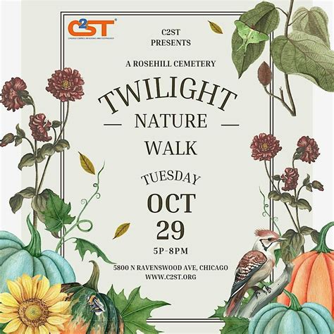 Twilight Nature Walk at Rosehill Cemetery, Rosehill Cemetery, Chicago ...