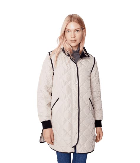 Charlie B - C6253-721B - Long Quilted Jacket - Muskoka Bay Clothing