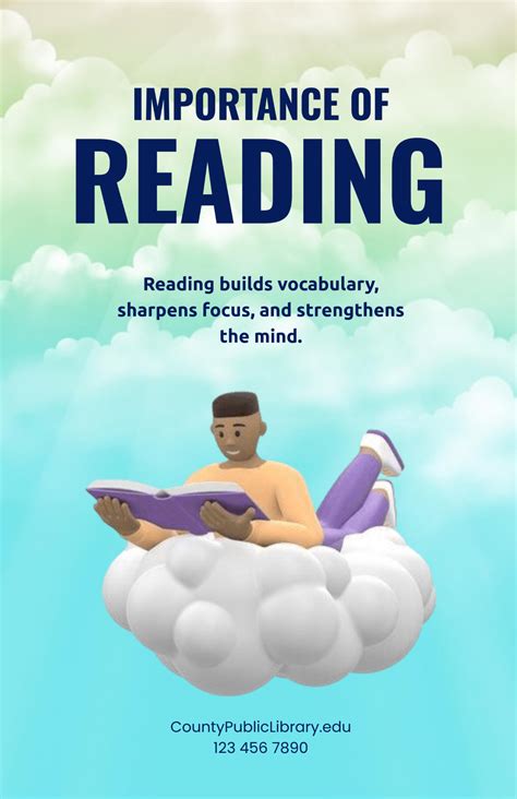 Free Reading Poster Templates, Editable and Printable