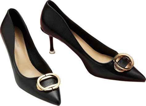 Buy C.PARAVANO Women's Pumps I Black Heels I Pumps Shoes Women I Shoes ...