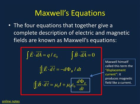 Image result for Maxwell Equation Explained