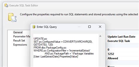 Image result for Modify Package SQL Server