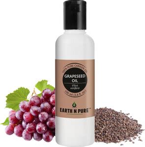 Earth N Pure 100% Carrier Oil - Grapeseed (100 Ml) - Price in India ...
