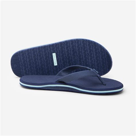 Navy flip flops ladies sales