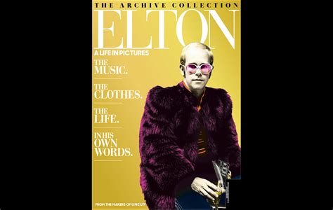 Explore Elton John's extraordinary life in classic photos and his own words