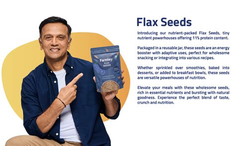 Farmley Premium Flax Seeds, Alsi Seeds - 200 grams I Rich in Fiber ...