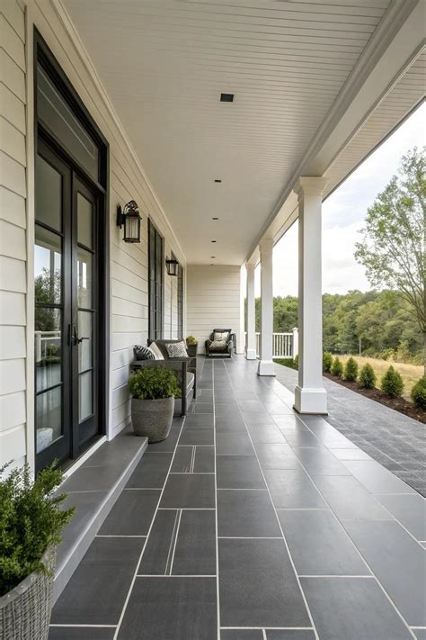 Front Porch Tile Flooring Ideas