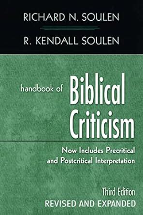 Buy Handbook of Biblical Criticism, Third Edition, Revised & Expanded ...
