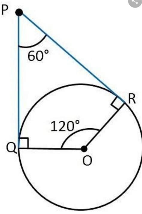 draw a pair of tangents circles of radius 5 cm which are inclined to ...