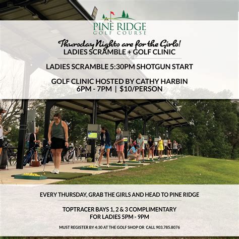 Ladies Night at Pine Ridge Golf Course, Pine Ridge Golf Course, Paris ...