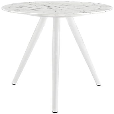 Buy Modway Lippa 36" Mid-Century Dining Table with Round Artificial ...