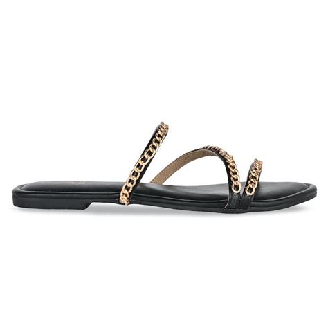 Black Chained Flats – The CAI Store