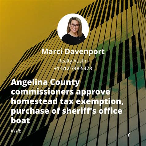 Angelina County commissioners approve homestead tax exemption, purchase ...