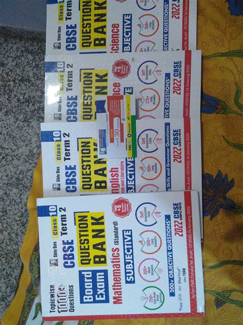 Shivdas CBSE Term 2 Subjective Type Question Bank for Class 10 Pack of ...