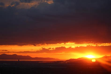 Salt Lake City- Sunset from Capitol Hill. April 29th 2019 : r/SaltLakeCity