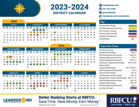 Leander Independent School District Calendar 2025-2026 - School ...