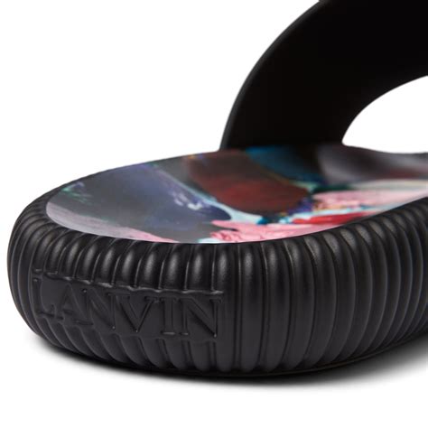 GALLERY DEPT. GD X LANVIN ARPEGE POOL SLIDES (WOMEN'S) | BLACK