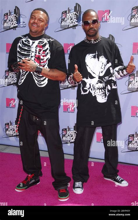 Three 6 Mafia - DJ Paul and Juicy J at the 2007 MTV Movie Awards ...