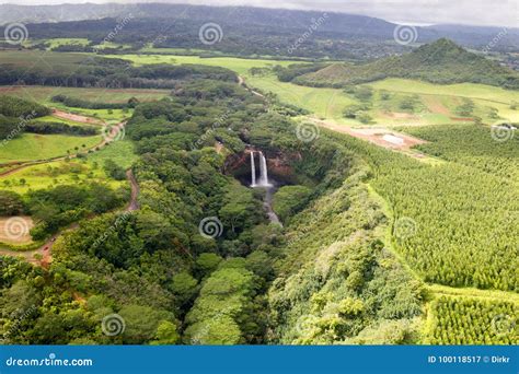 Wailua Falls, Kauai stock image. Image of kauai, vacation - 100118517