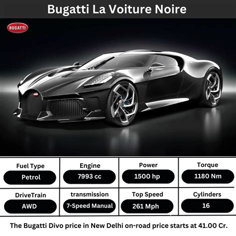 Bugatti La Voiture Noire is the most expensive new car | Bugatti ...