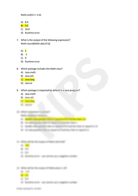 Image result for Java Programming Basic Mathematical Library Methods