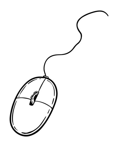 Image result for Simple Computer Mouse Drawing