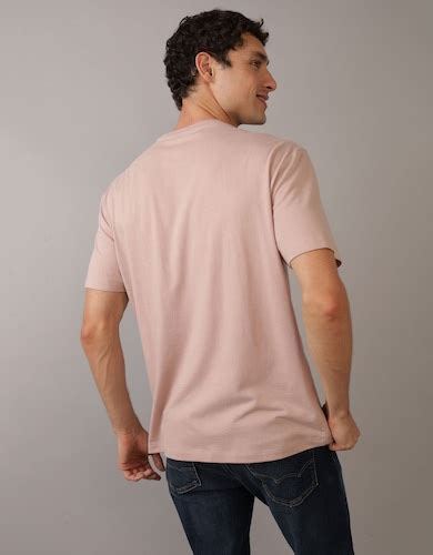 Buy American Eagle Men Pink Legend T-Shirt Online