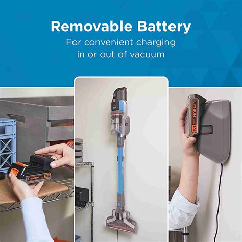 Black & Decker BSV2020G-B1 Cordless Vacuum Cleaner with Powerful ...