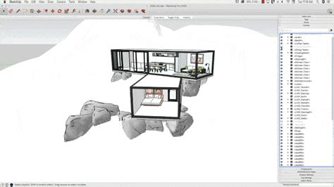 SketchUp Pro 2020 Tutorial 的图像结果