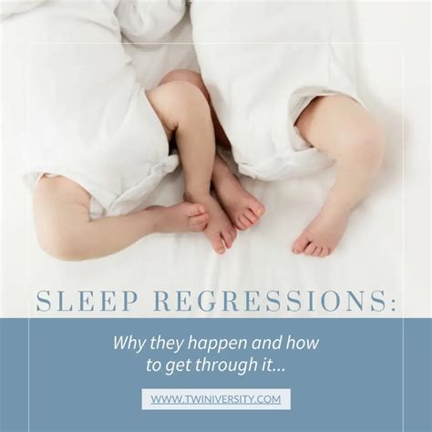 Sleep Regressions: Why They Happen and How to Get Through It | Twiniversity #1 Parenting Twins Site
