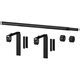 RÄCKA curtain rod combination, black, 120-210 cm (471/4-825/8") - IKEA
