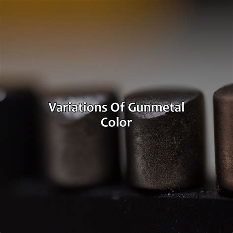 What Color Is Gunmetal - colorscombo.com