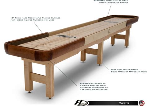 22' Cirrus Outdoor Shuffleboard Table | Tournament Size