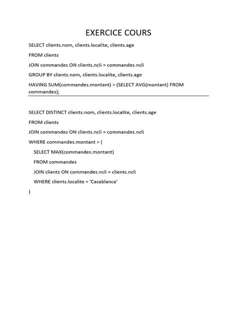 Image result for Cours SQL PDF