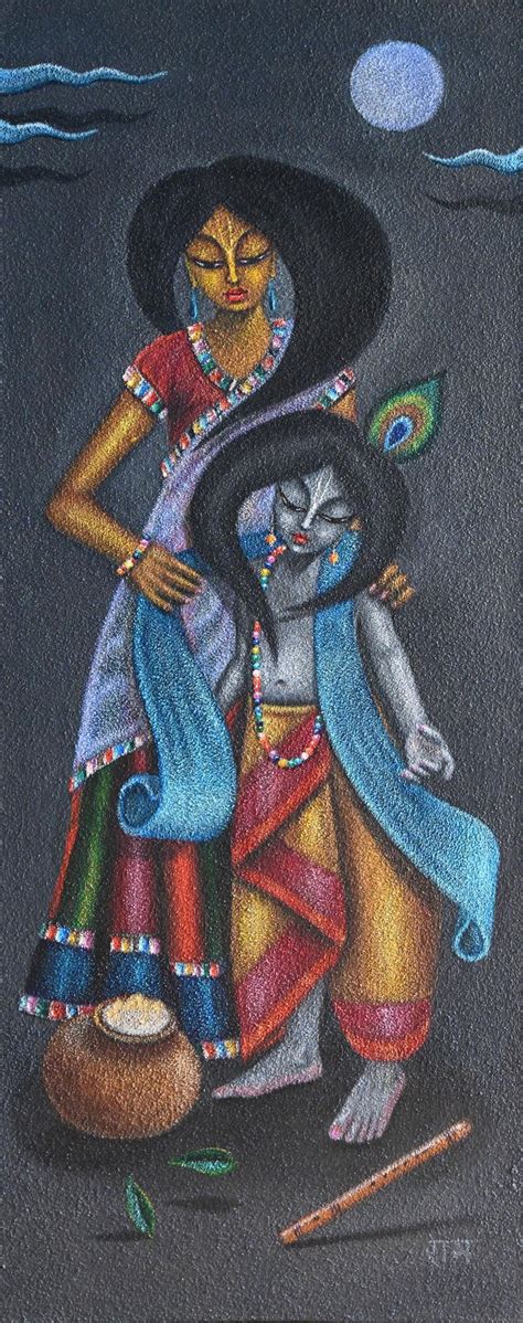 Krishna and Yashoda Paintings Online | Buy Yashoda and Krishna Art ...