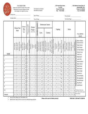 Fillable Online MANAGER. FAX ORDER FORM Fax Email Print - pdfFiller