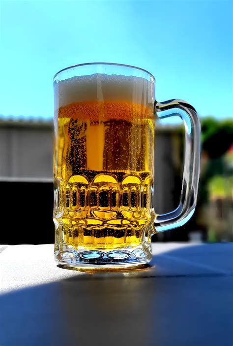 Beer Pint Glass Foam