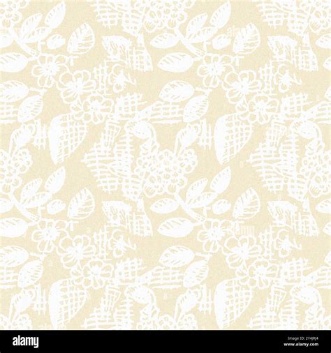 Modern white on cream lace effect wedding background texture. Soft ...