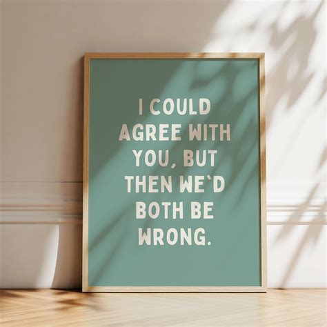 Funny Wall Art Prints Minimalist Eclectic Wall Art Funny Gift for ...