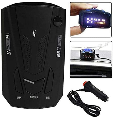 Radar Detector for Cars, Newest Laser Radar Detectors, Voice Prompt ...