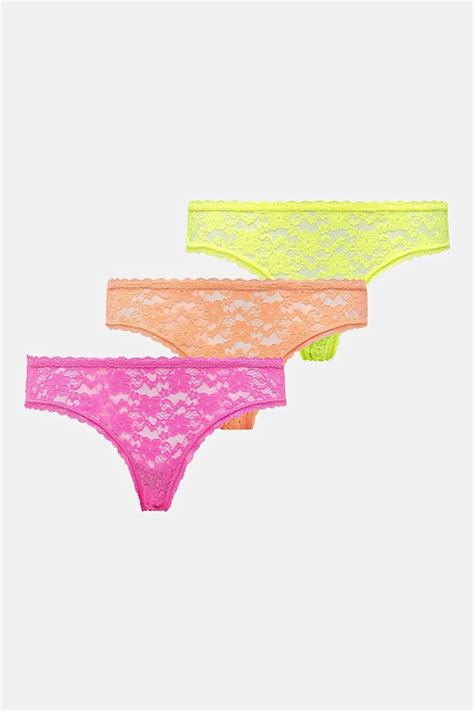 Guess brazyliany 3-pack kolor multicolor z koronki O5RG16 KC5L0 ...
