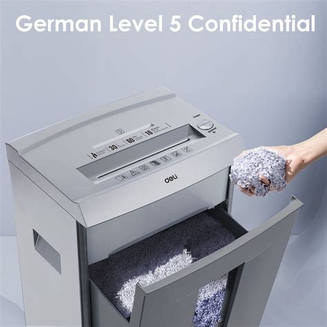 Deli 30L Automatic Paper Shredder Machine Heavy Duty 16 Sheets Paper ...