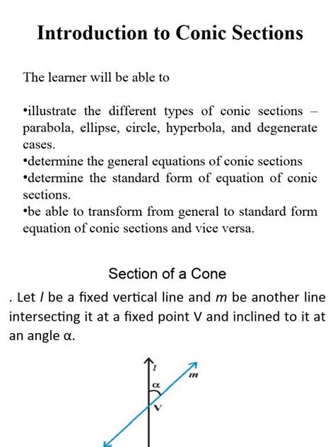 Image result for Conic Sections Introduction