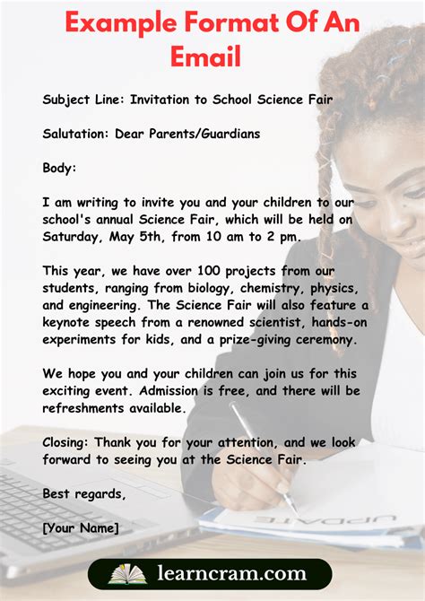 Image result for Email Format Grade 12