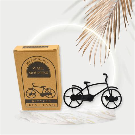 7555 Bicycle Shape Key Chain Holder and wall mount bike hook Key Holde ...