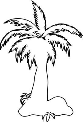 Image result for Simple Color Vector Drawing Palm Tree