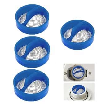 4 Pcs Universal Washing Machine Water Inlet Filter Set, Sediment & Hard ...