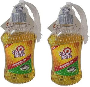 clean mate Dish Wash Gel - Lemon, 250ml (pack of 2) Dish Cleaning Gel ...