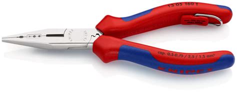 13 05 160 T Knipex | Knipex Combination Pliers, 160 mm Overall ...