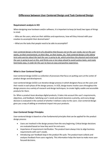 User center design and task center design - Difference between User ...